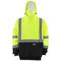 Mcr Safety Garments, Sweatshirt, Shaded, Class3, Lime, Pullover X5 SSCL3LPX5